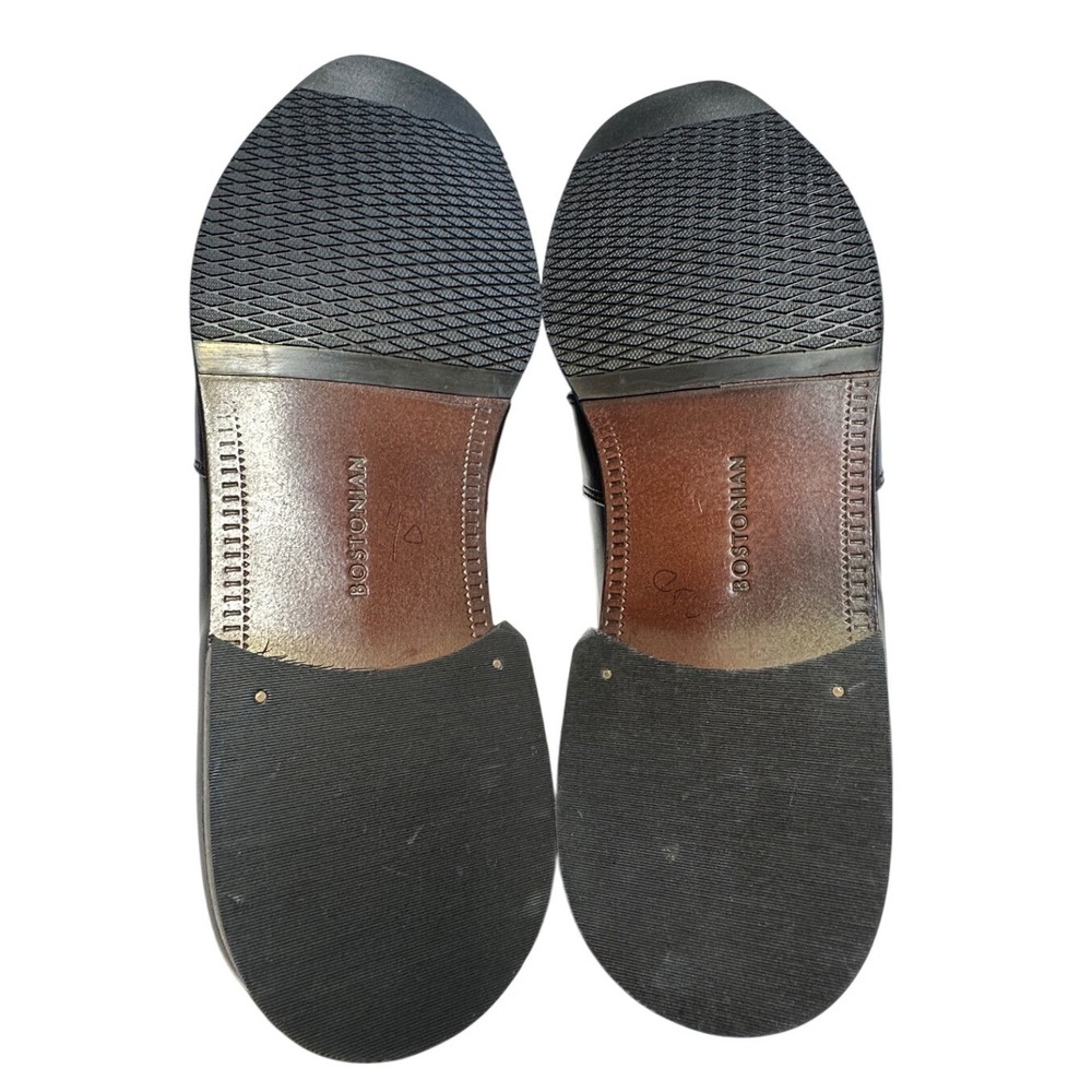 Bostonian Florentine Loafers Mens 13 M Burgundy Leather Kiltie Tassel NIB - Picture 6 of 8